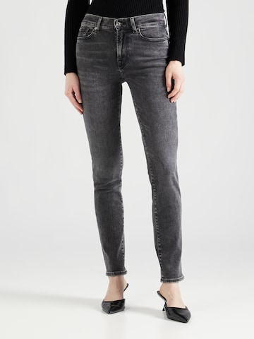 7 for all mankind Slimfit Jeans 'ROXANNE' in Grijs: voorkant