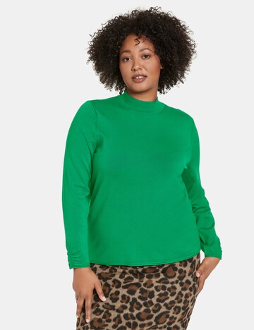 SAMOON Sweater in Green: front