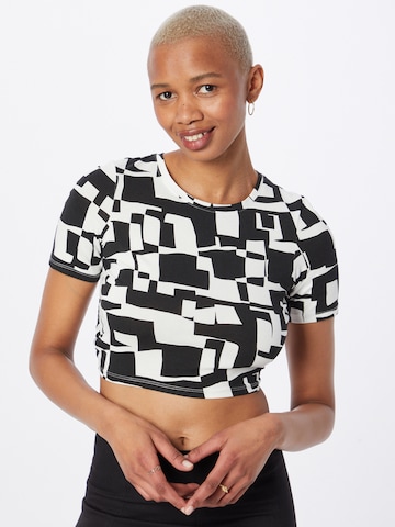 Monki Shirt in Wit: voorkant