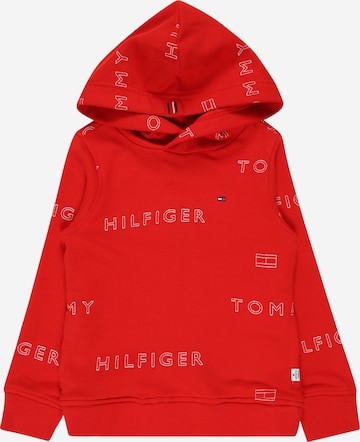 TOMMY HILFIGER Tréning póló - piros: elől