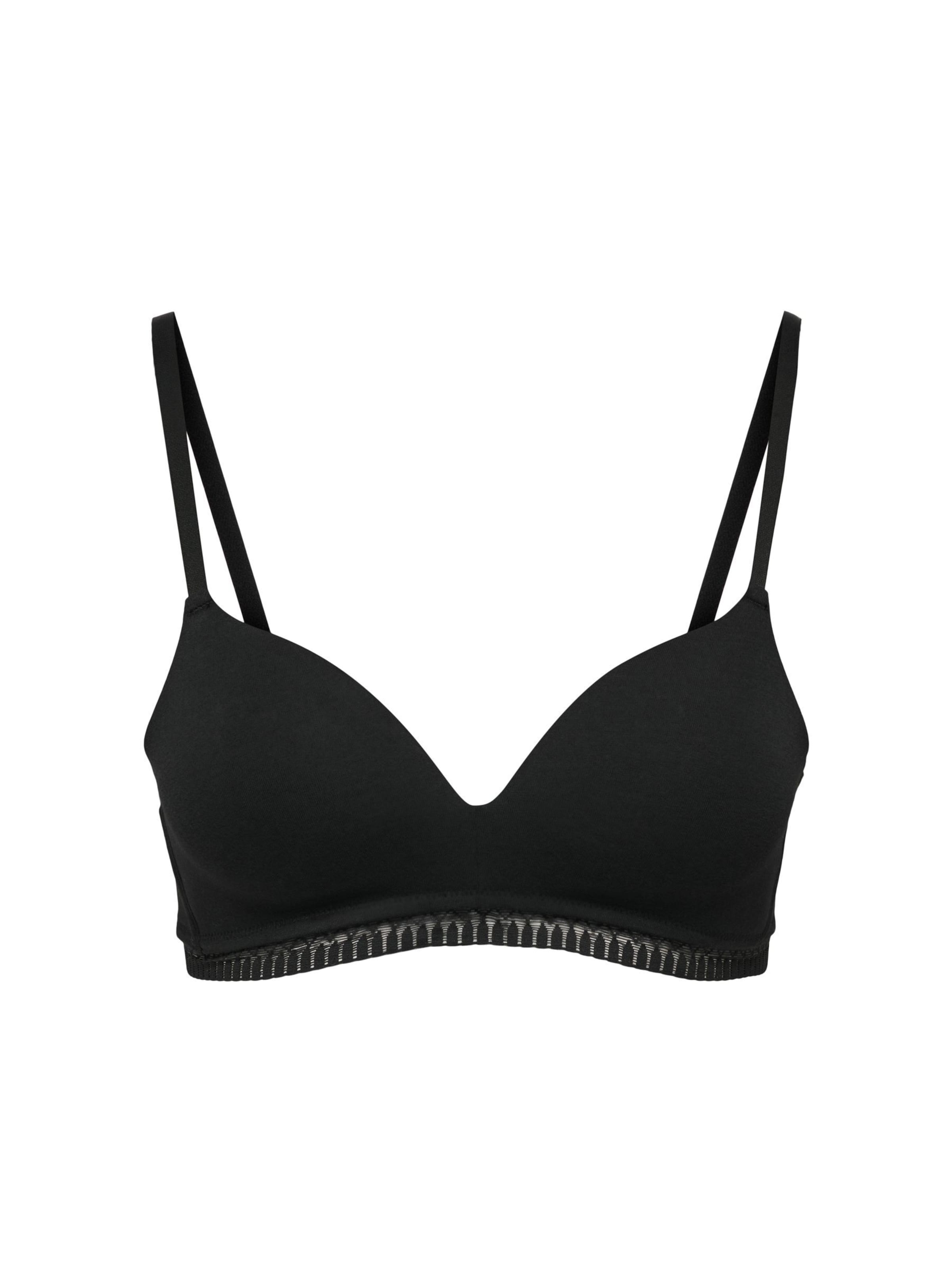 ONLY T-särgi Rinnahoidja 'BARBARA', värv must: eest vaates