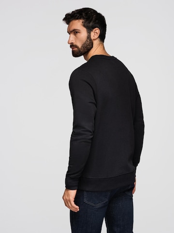 Ombre Sweatshirt in Black