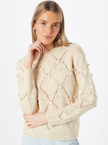 MINKPINK Sweter 'SABRINA' w kolorze beżowy: przód