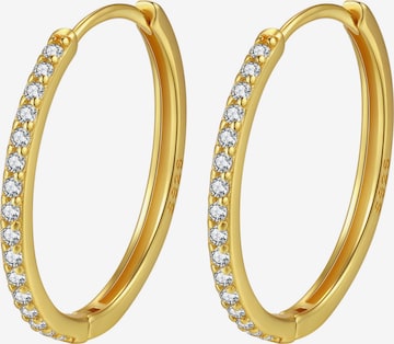 Boucles d'oreilles 'Big Sparkle' Hey Happiness en or : devant