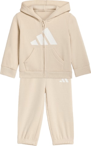ADIDAS SPORTSWEAR Tréningový komplet - Béžová: predná strana