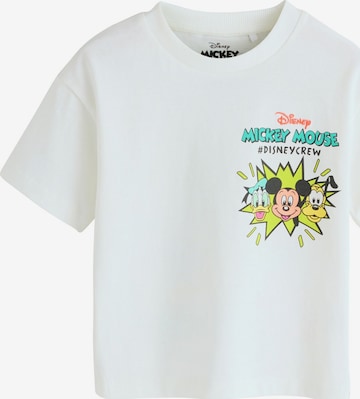 Next Shirt 'Mickey Mouse' in Wit: voorkant