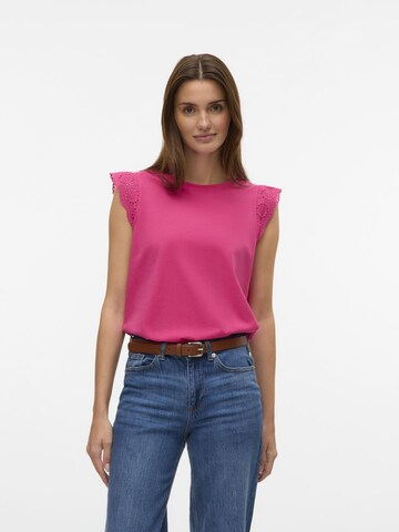 VERO MODA Shirt in Roze: voorkant