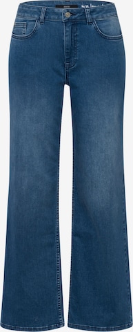 zero Loosefit Jeans in Blauw: voorkant