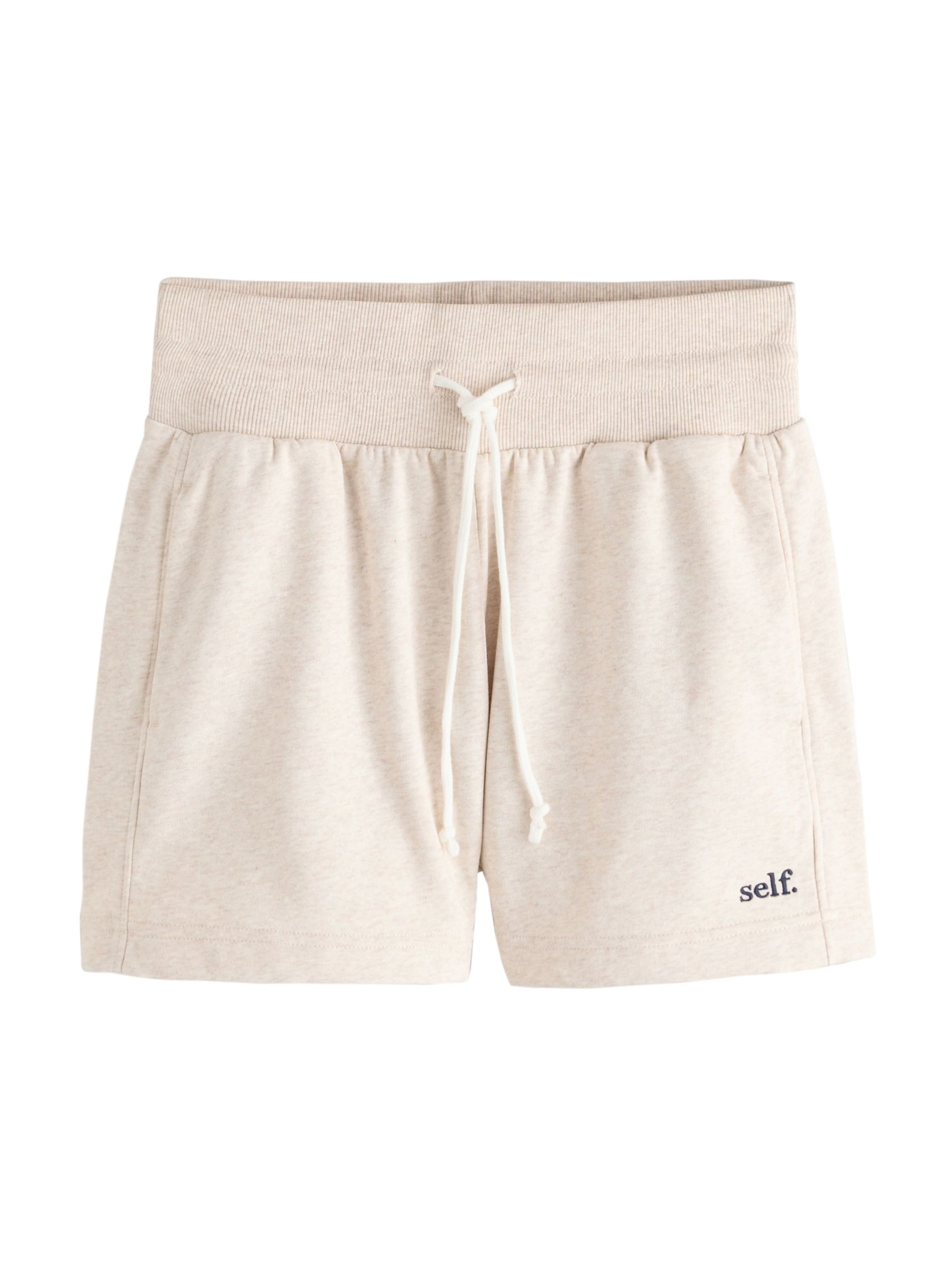 self. Regular Broek in Beige: voorkant