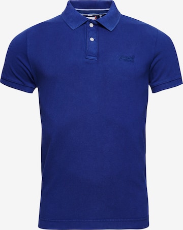 Superdry Poloshirt in Blau: predná strana