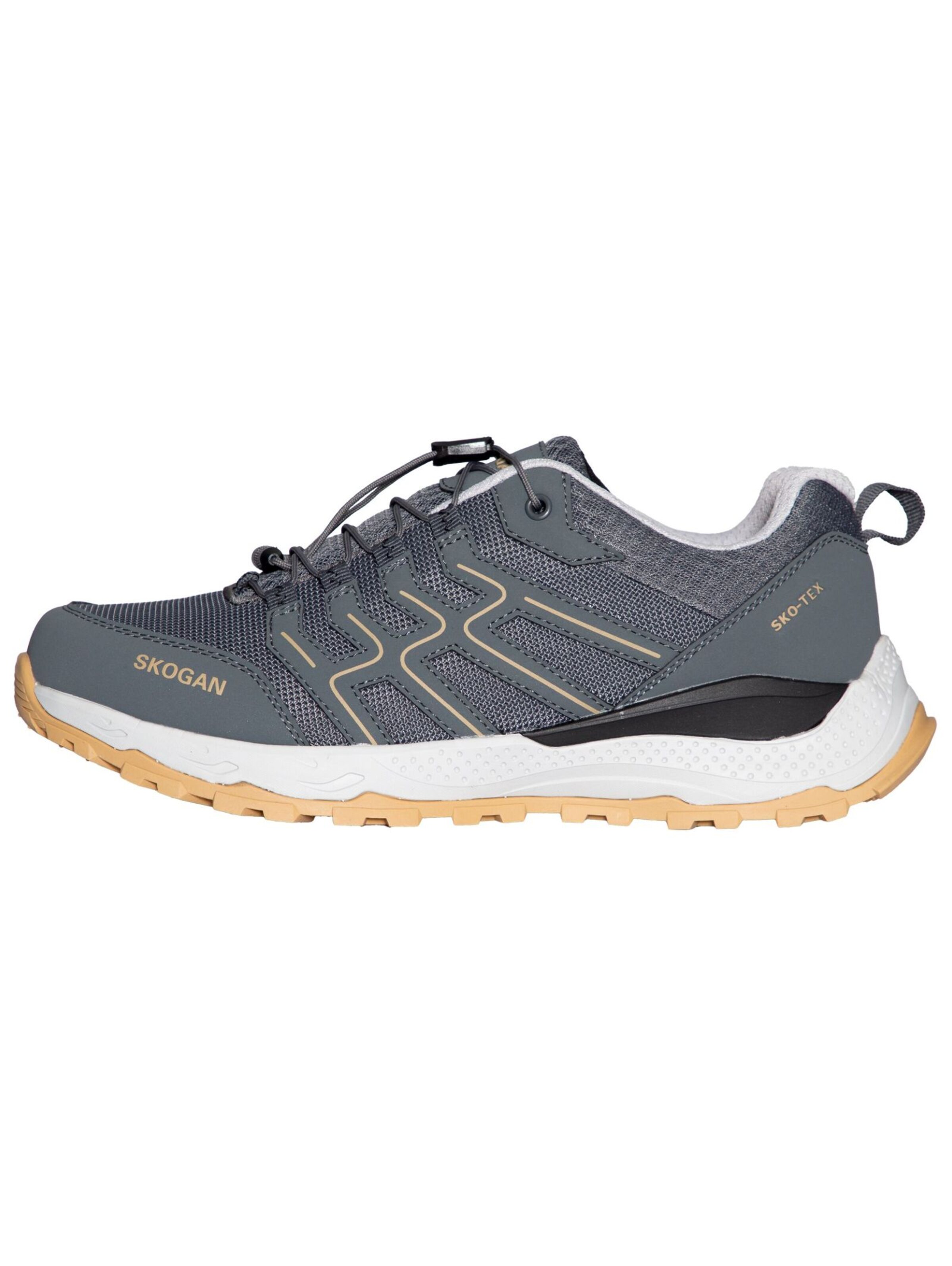 SKOGAN Platform trainers in Grey: side