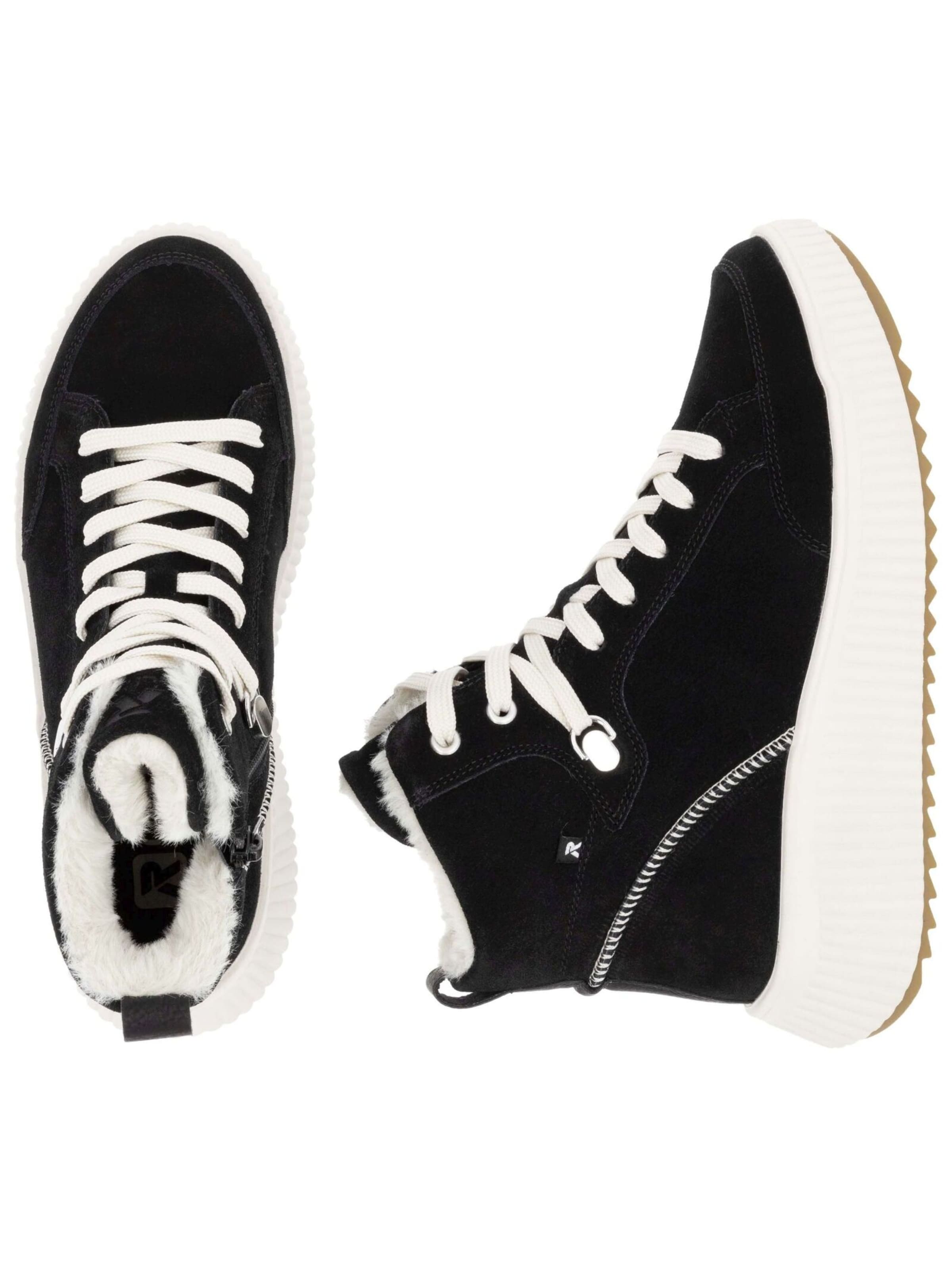 Rieker - Botim com fivela em preto