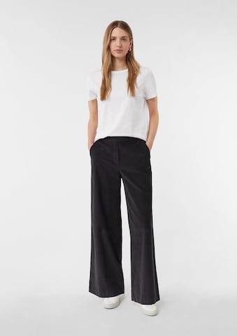 Wide Leg Pantalon COMMA en gris