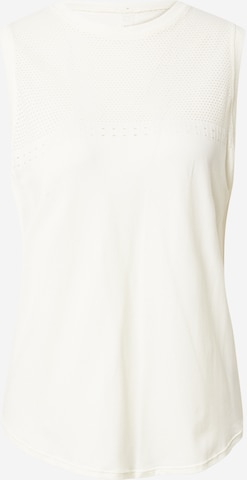 Varley Sports Top in Beige: front