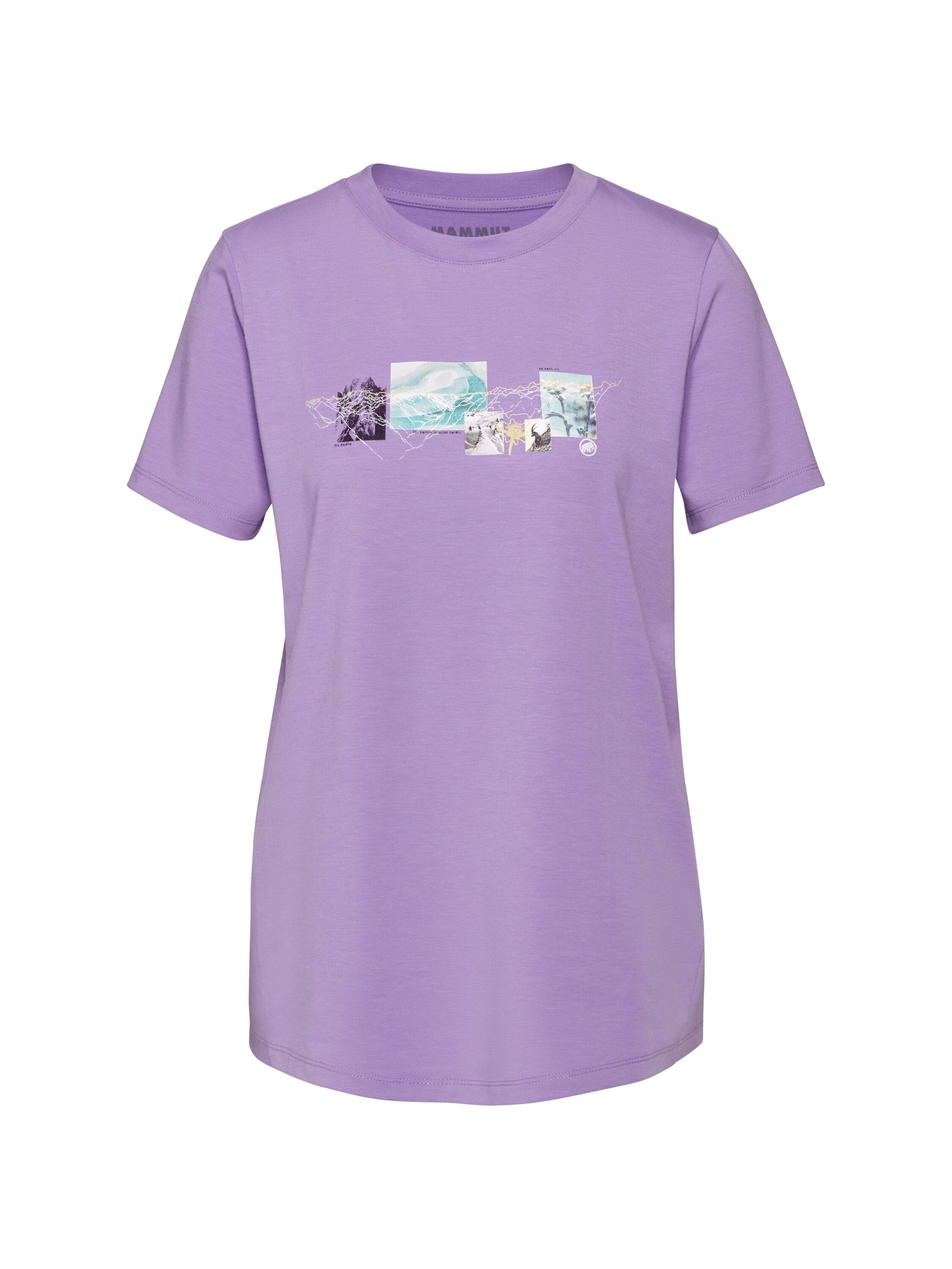 MAMMUT Performance Shirt 'Mountain 3308M' in Purple: front