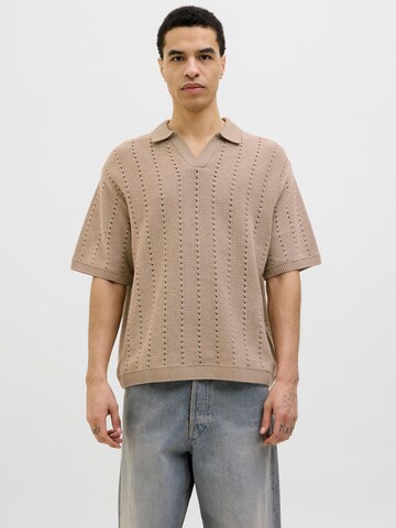 JACK & JONES Pullover i beige: forside