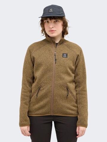 Haglöfs Fleecejacke ' Risberg ' in Braun: Vorderseite