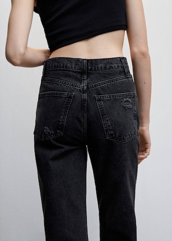 Wide leg Jeans 'Brooks' de la MANGO pe negru