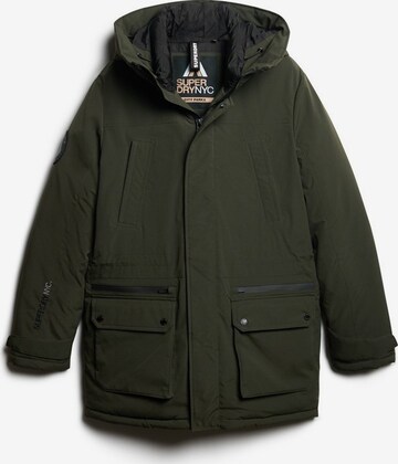 Superdry Winterparka in Groen: voorkant