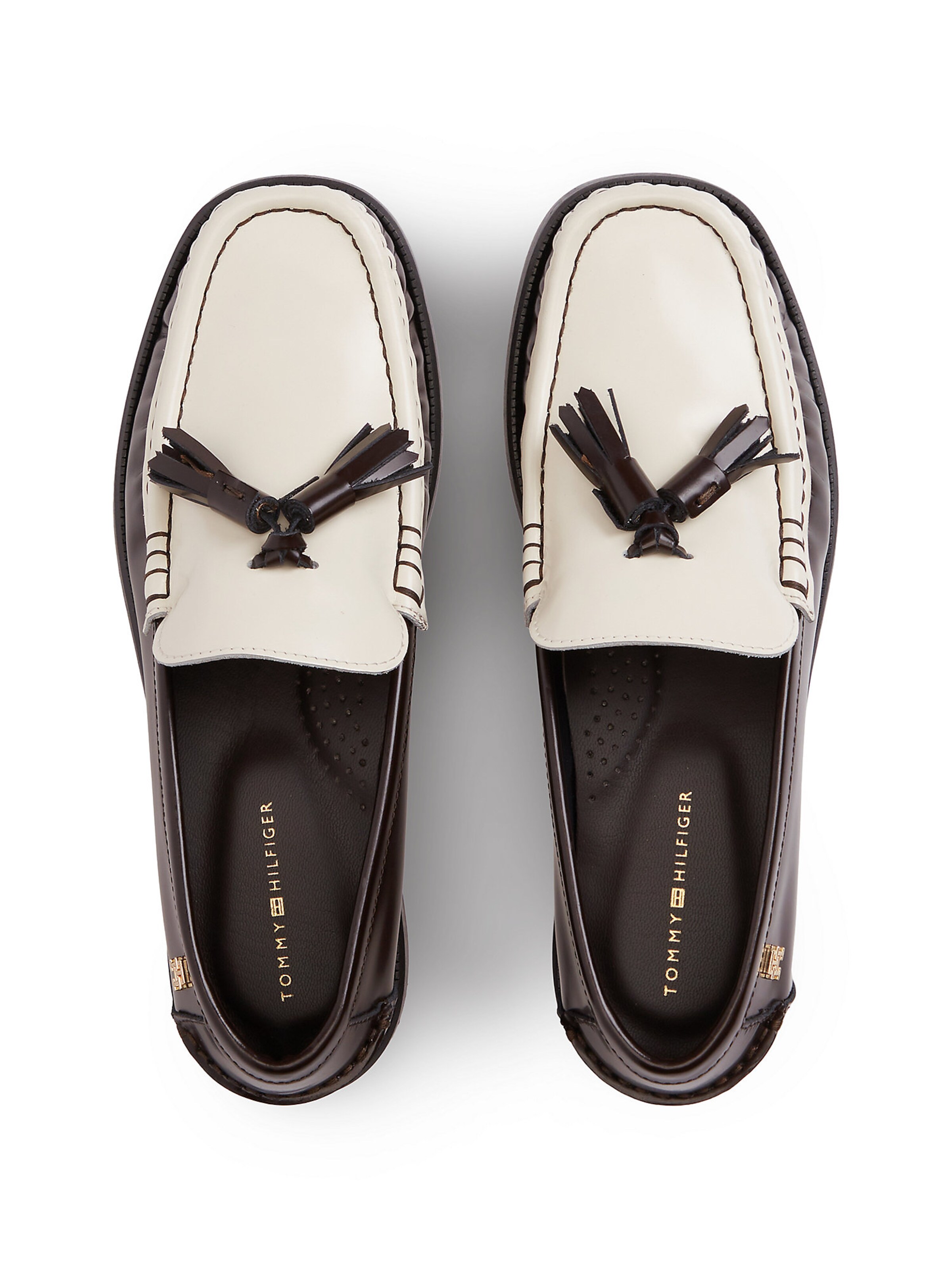 TOMMY HILFIGER Slip-ons 'New York' in Brown