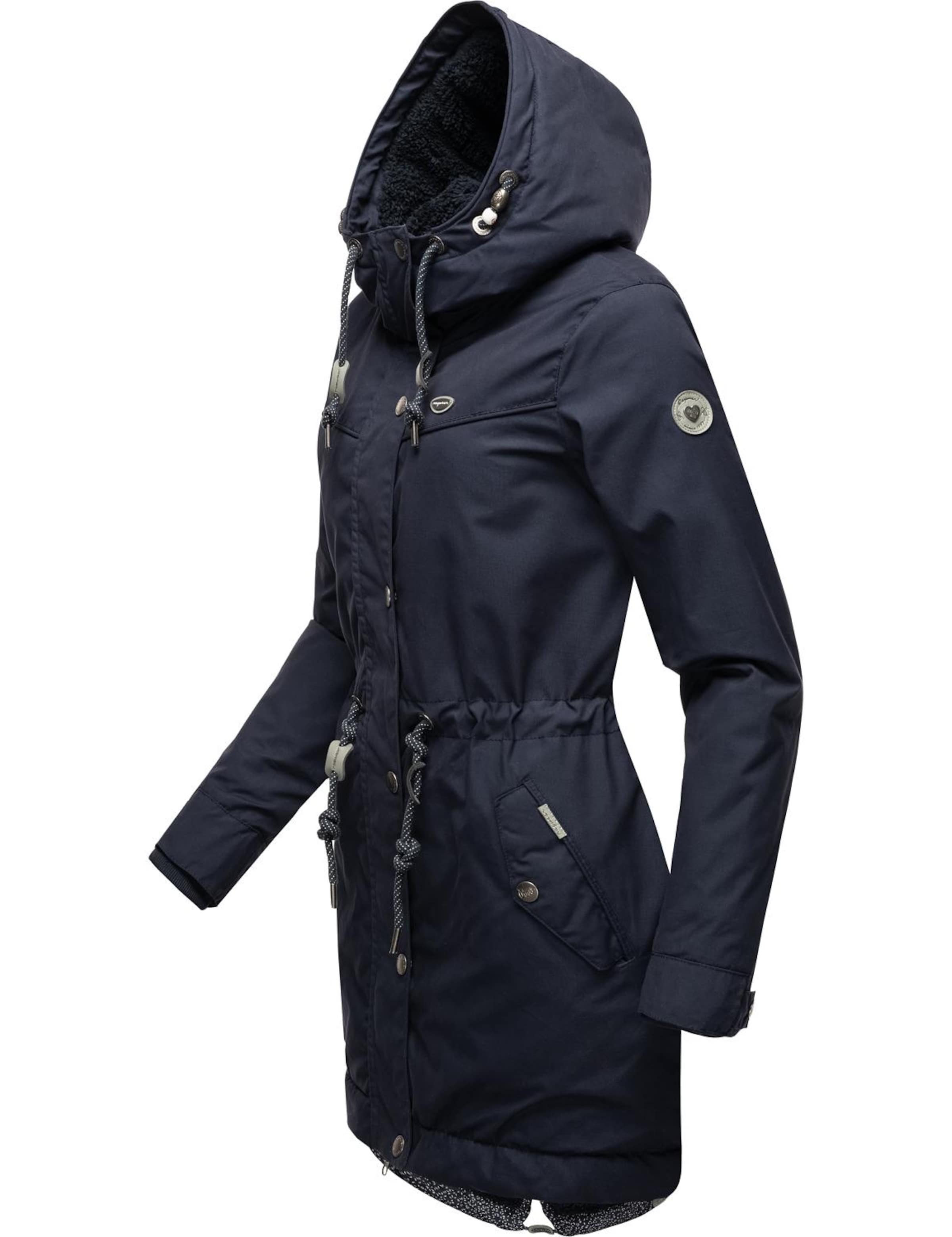 Ragwear Vinterparka 'Canny' i blå