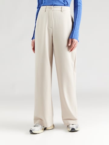 Wide leg Pantaloni 'PCKamil' de la PIECES pe gri: față