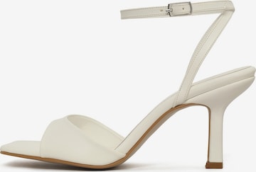 Sandalo con cinturino di Derimod in bianco: frontale