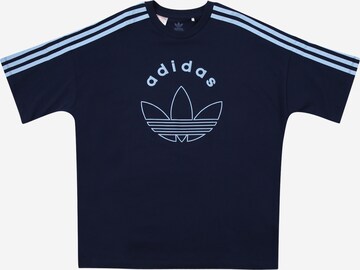 ADIDAS ORIGINALS - Camiseta en azul: frente