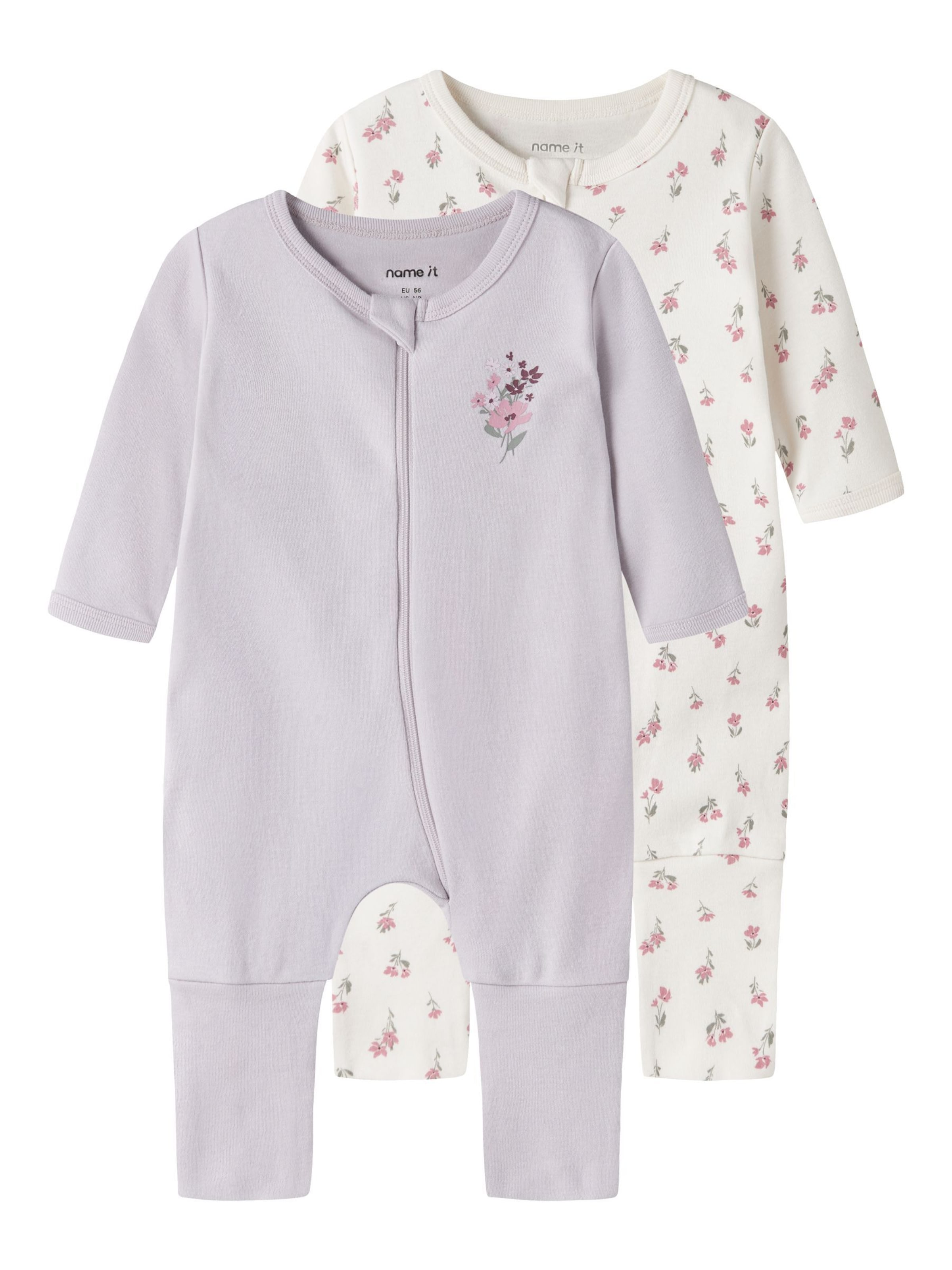 Pyjama NAME IT en violet : devant