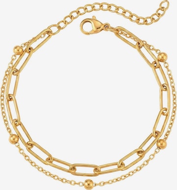 Nemomatheo Bracelet 'Metropolitan – Elegantes Doppelkettenarmband' in Gold: front