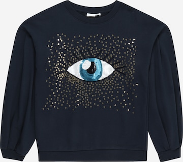 NAME ITSweater majica 'BITIA' - plava boja: prednji dio