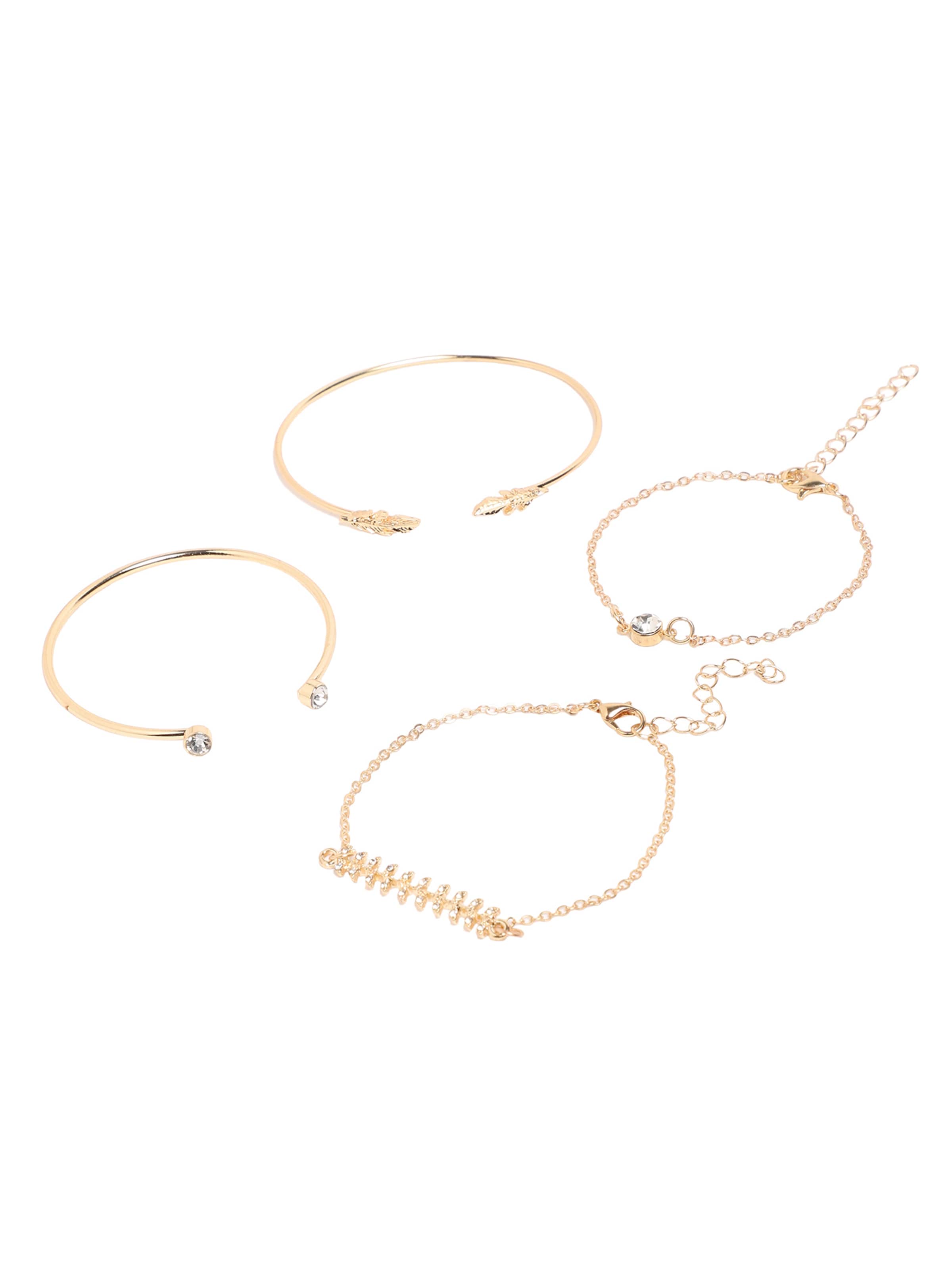 SOHI Ékszer szett ' Baita ' - arany: elől