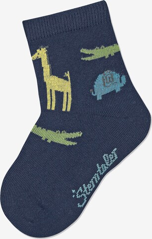 STERNTALER Socks 'Dschungeltiere' in Blue