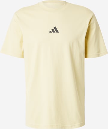 ADIDAS SPORTSWEAR - Camiseta funcional en amarillo: frente