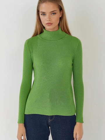 My fashion Trui in Groen: voorkant
