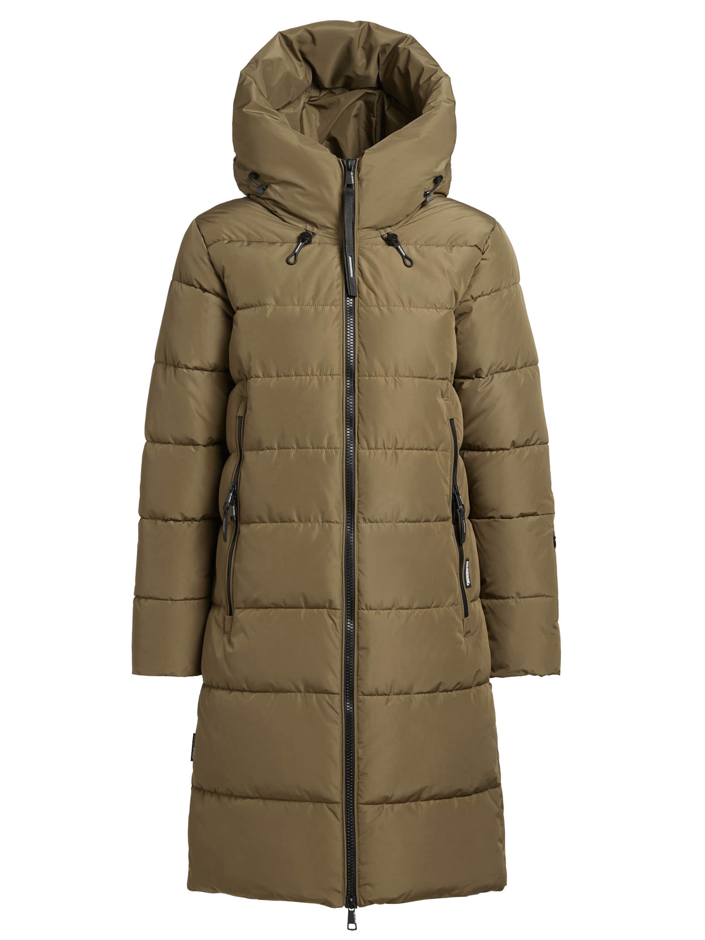 khujo Зимнее пальто 'Jilias5' в Зеленый: спереди