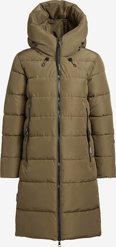 khujo Mantel 'Jilias5' in Grün: Vorderseite