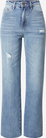 Wide leg Jeans de la AÉROPOSTALE pe albastru: față