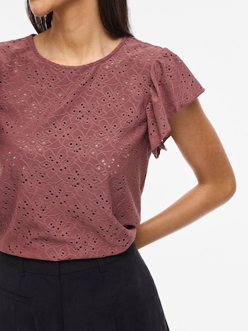VILA Blouse 'VIKAWA' in Bruin
