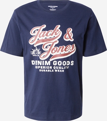 JACK & JONES Футболка в Синий: спереди