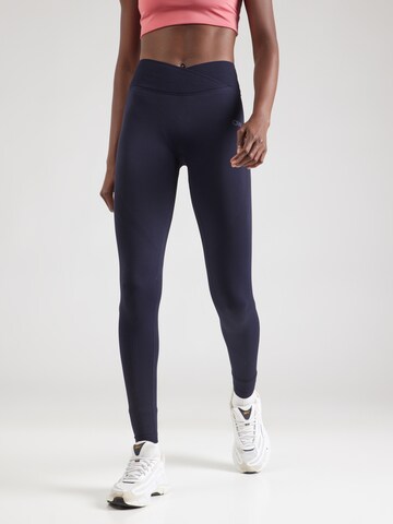 ICANIWILL Skinny Sportsbukser 'Ignite' i blå: forside