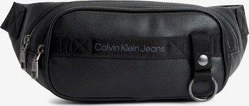 Calvin Klein Jeans - Bolsa de cintura em preto: frente