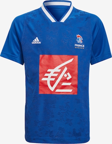 ADIDAS PERFORMANCE Performance Shirt 'Frankreich' in Blue: front