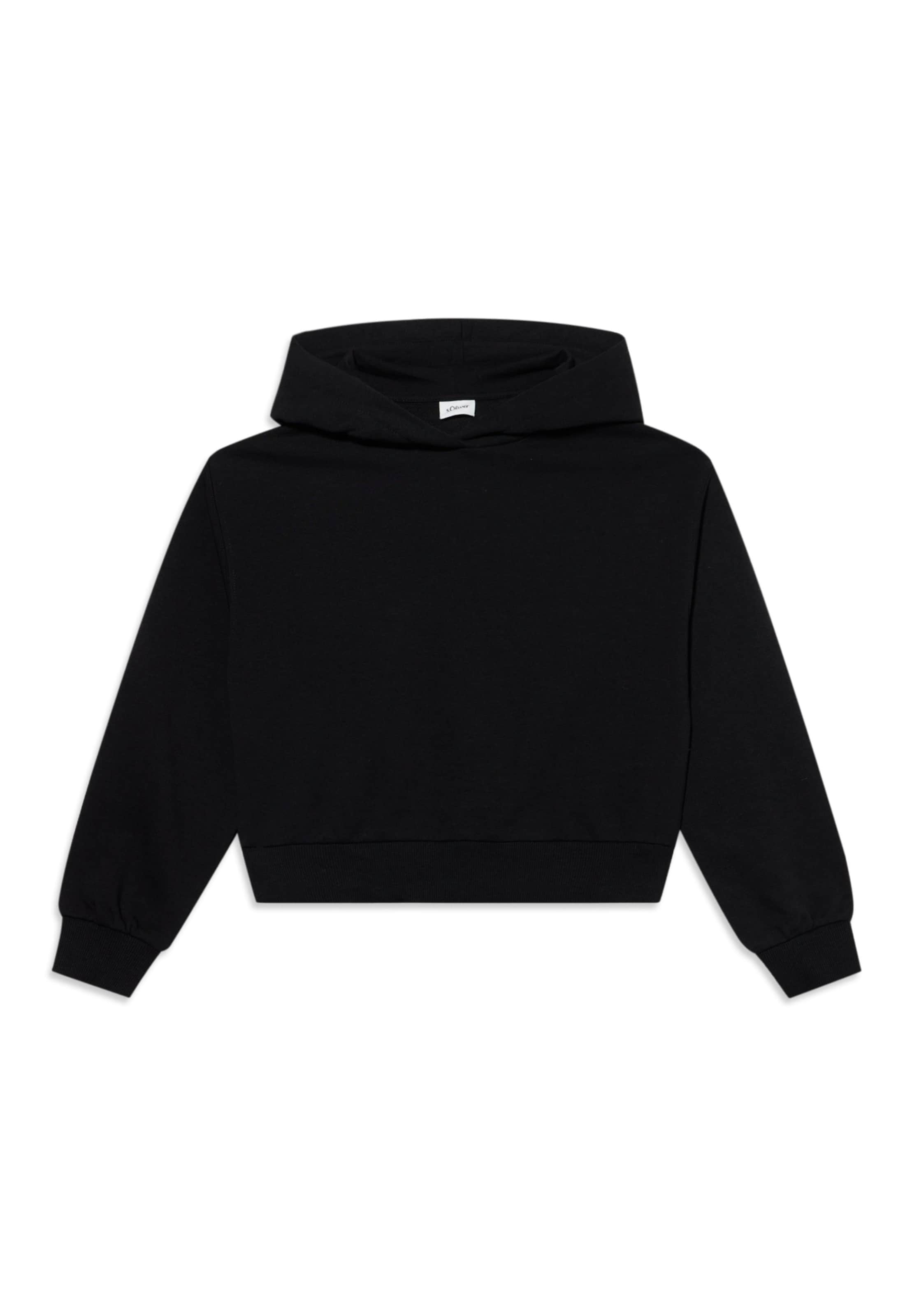 s.Oliver Sweatshirt in Schwarz: Vorderseite