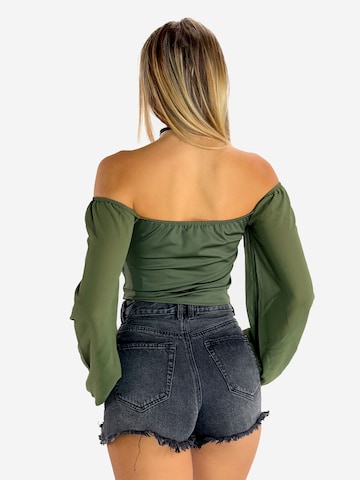 Elara Bluse in Grün