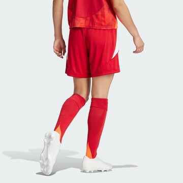 Regular Pantalon de sport 'Tiro 24' ADIDAS PERFORMANCE en rouge