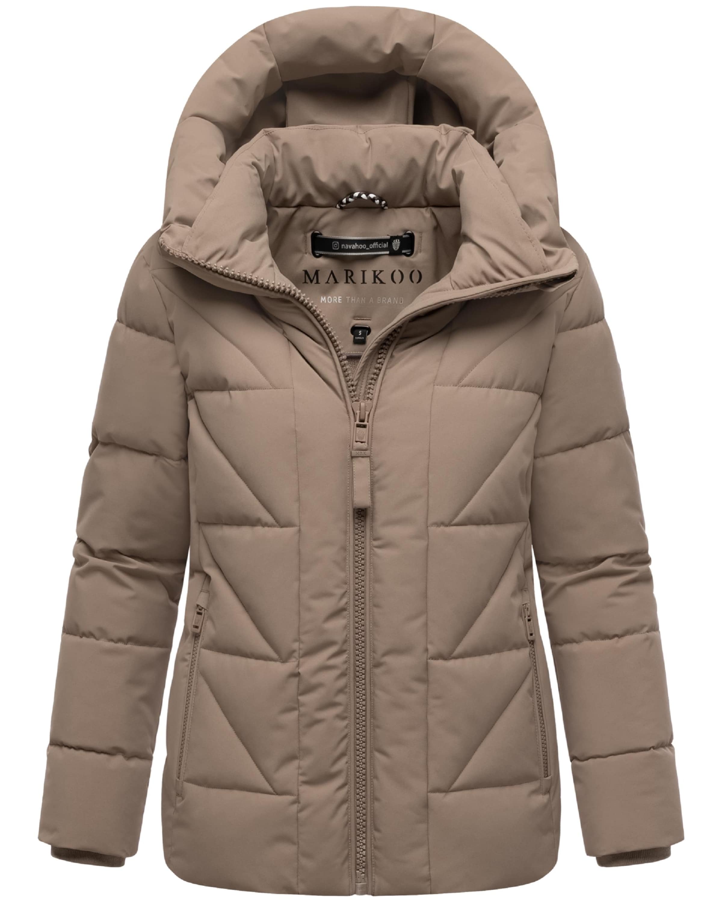 Veste d’hiver 'Kuschelnasee 16' MARIKOO en marron