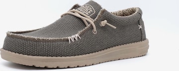 HEY DUDE Moccasins 'Wally' in Green: front