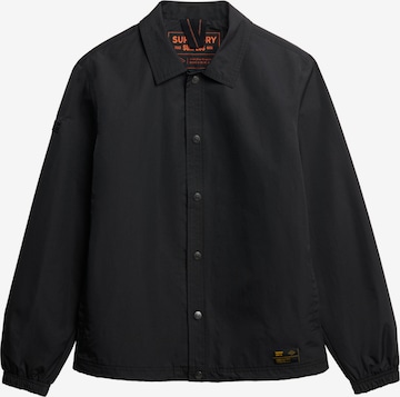 Veste mi-saison 'Surplus Otto' Superdry en noir : devant