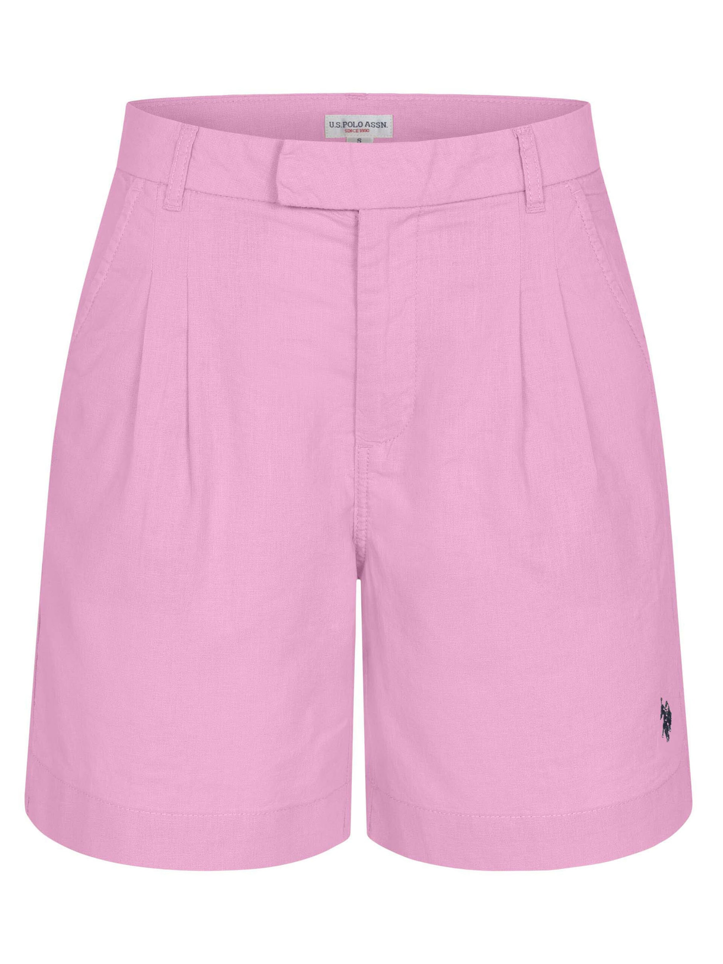 Pantalon à pince U.S. POLO ASSN. en rose : devant